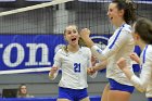 Volleyball vs Emerson  Wheaton College Women's Volleyball vs Emerson College. - Photo by Keith Nordstrom : Wheaton, Volleyball, VB2019